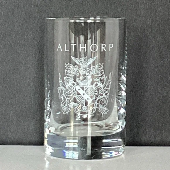 Althorp Charles Spencer 9th Earl Coat Of Arms Souvenir Shot Glass - Picture 4 of 13